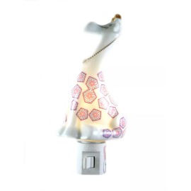 Affordable Store Plug-In Porcelain (CLL01) Ceramic Art Night Light (UL certified) US-Seller