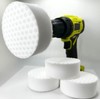 4.5” Drill Powered Magic Sponge Eraser 6 Pieces Kit with