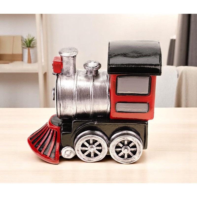 Kremers Schatzkiste Funny Money Box Railway Decoration Piggy Bank Figure