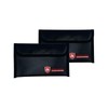 ZQZXD 2 Pack Fireproof Money Bag (5x8''), Non-Itchy Waterproof Fireproof