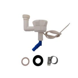 CR-MOESANCO® Universal 1/2 Thread Tap + Stainless Steel Clamp for Caravan Motorhome Marine