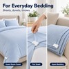 ZALAOR 6 PCS Padded Duvet Clips - Pinless Quilt Cover