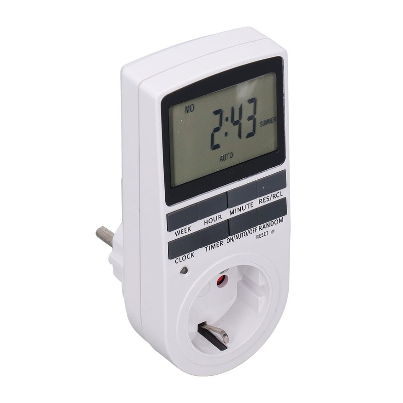 Timer Outlet Digital Intelligent Energy Saving Flame Retardant High Power