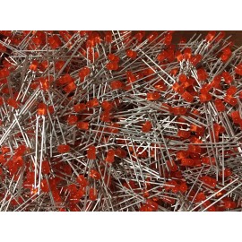 OSRAM 50 PCS OSRAM 3mm Orange LED Through Hole Diffused 587nm 71mcd ORIGINAL OEM PARTS