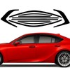 MusTree Side Chrome Delete Vinyl Wrap Kit fit for 2021