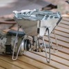 Outdoor Camping Stoves Rack Portable Stainless Steel Furnace Frame Windshield