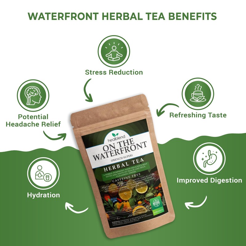 On The Waterfront Herbal Tea - Supports Hydration & Wellness,
