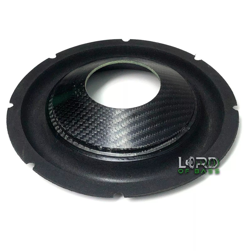 Lord of Bass 8" Carbon Fiber Subwoofer Cone 2.5" VCID