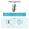 YMWALK New 2-Pack G1/2 Shower Shut Off Valve, Universal Water