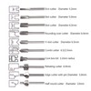 10Pcs Router Bit Set Large Capacity Chip Groove Nonstick Knives