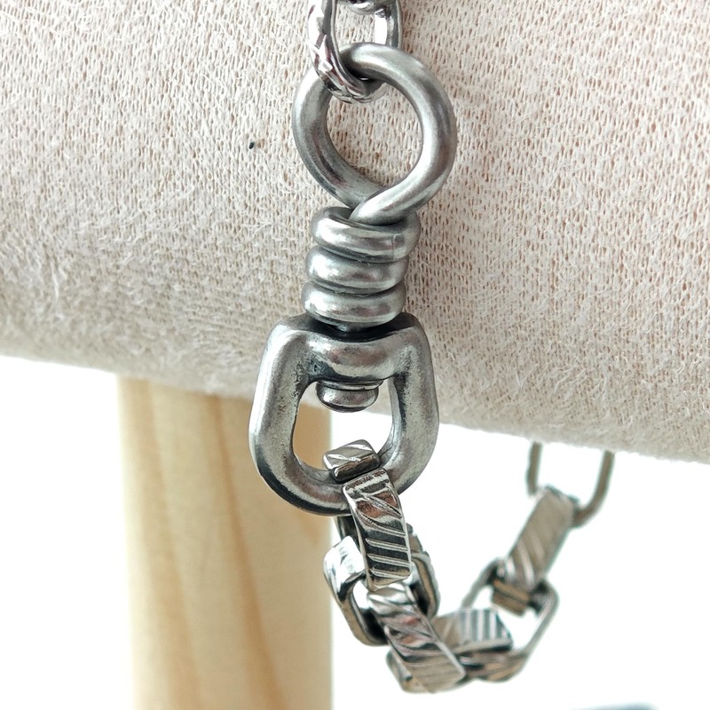 ULLMYYL Masculine Stainless Steel Cuban Chain Bracelet for Men