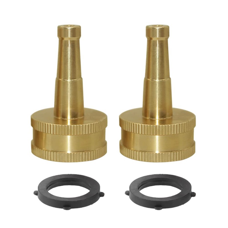 Hooshing 2PCS Brass Jet Sweeper Jet Nozzle for Cleaning Car,