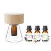 Minidiva Twilight Waterless Diffuser with Sweet Dreamscape Essential Oil Blends,