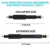 10L0L Upgraded Golf Cart Front Rear Shock Absorber for EZGO