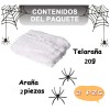 RICUVED - 2pcs Esqueletos Fantasma Colgante Halloween Decoración Y Luz