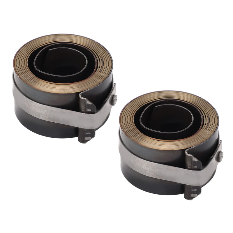 2Pcs Drill Press Return Spring Metal Recoil Feed Quill Coil