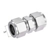 sourcing map Compression Tube Fitting 3/4" Tube OD x 3/4"