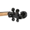 Unbranded New 3/4 Acoustic Violin Case Bow Rosin Black