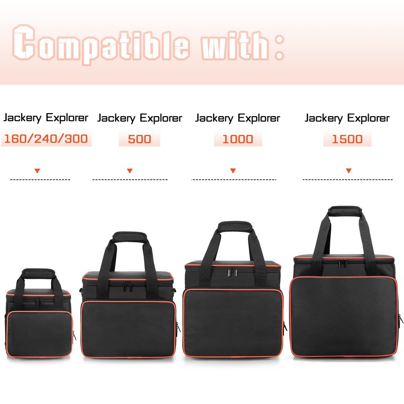 Trunab Travel Carrying Case Compatible with Jackery Explorer 500, Portable