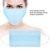 50pcs Disposable Mouth Muffle Non Woven Fabric Protective Filter Mouth