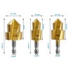 Treki Pack of 3 Water Pipe Step Drill PPR Pipe