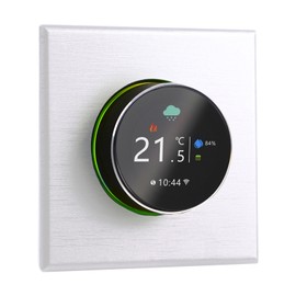WiFi Smart Thermostat Temperature Controller Weekly Programmable Button Control/ Mobile APP/ Voice Control Compatible with Alexa/ Home, for Water Heating 5A