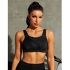 Wingslove brasier deportivo sin aros de cobertura completa para mujer,