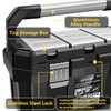 Anyyion 13 inch Small Tool Box with Removable Tray, Truly