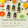 Fruity Essential Oils Set - Top 28 Fruit Fragrance Oil