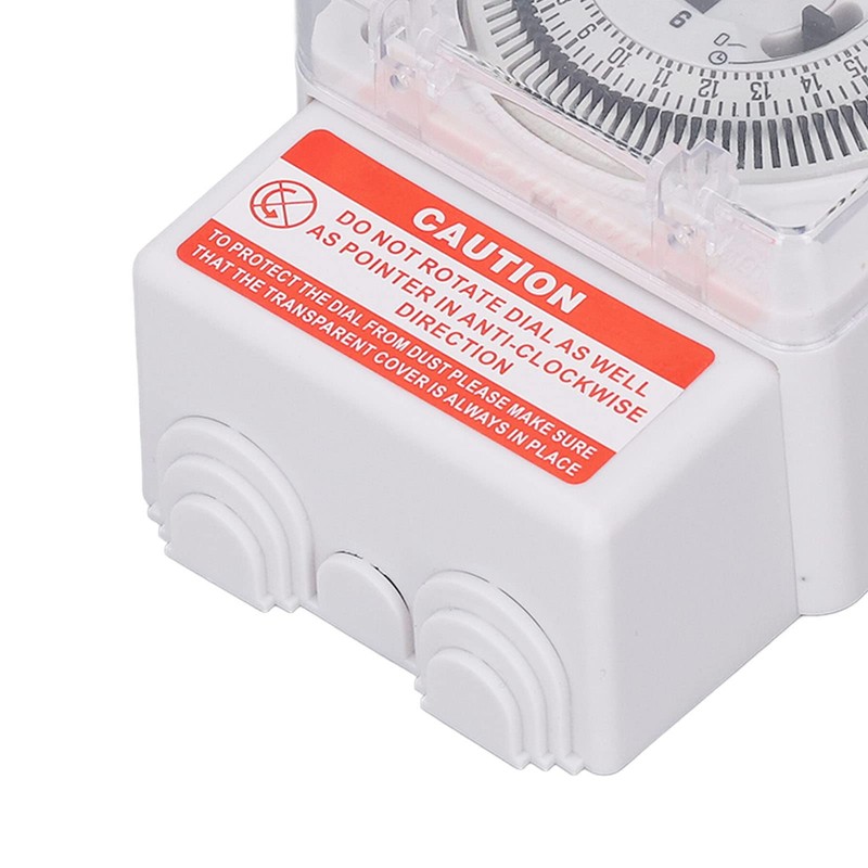 Mechanical Timer, AC 220 V Analogue Timer 24 Hours 15