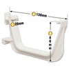 5 x White Ultraframe UGB500N Conservatory Gutter Brackets, Suitable for