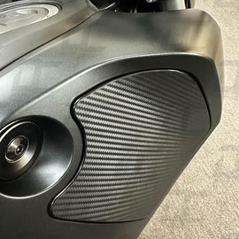 Decal Concepts Carbon Fiber Side Body Fairing Accent Decal Graphic Kit - for Honda Grom (2022-2024)