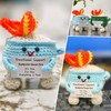 Levvohd Emotional Support Dumpster Decor Fire, Funny Handmade Crochet Dumpster