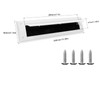 Newthinking Internal Letter Box Brush Cover, White Letterbox Cover Draught