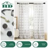 HEI! DEAR Curtain Rod 2Pack,Black Curtain Rods 72 to144 Inch(6-12ft),1Inch