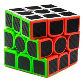 Chacharas For Sale Speed Cube 3x3 Etiquetas Fibra De Carbono Moyu Cubo de 3x3x3 Cobra Tamaño Estándar Rompecabezas de Agilidad