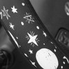 Star & Moon Pattern Car Steering Wheel Cover, Universal Non-slip