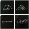 Shlax & Wing 5 Pcs Men's Pocket Square Set Business