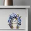Hydrangea Flower Garden House - Fairy Door Wall Sticker