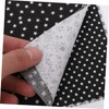 TEHAUX 7pcs Cotton DIY Patchwork Fabric Sheets Decorative Quilting Squares