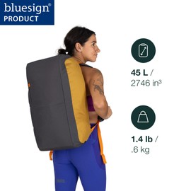 Osprey Daylite Duffel 45 - Convenient Functional Everyday Bag - Travel Duffel - Blue Spikemoss/Alkaline O/S