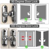 Heveer Sliding Door Lock Door Bolt for Sliding Doors 90/180