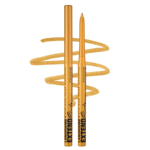 Erinde Gold Gel Eyeliner Pencil Waterproof, Retractable Cream Eyeliner Eye