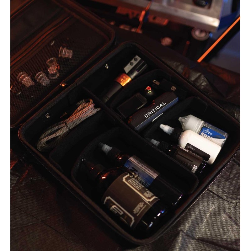 Sullen Blaq Paq Machine Case Tattoo Travel Accessory Hard-Shell Protected