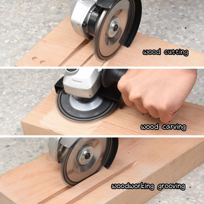 SHININGEYES 4 1/2 inch Wood Carving Disc Cut Chain Grinder