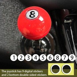 Push Start Button Cover,Car Joystick,Car Push to Start Button Rocker,Joystick Car Starter Protector,Metal Ball-bar Automotive One-Touch Push to Start Accessorie:_Blue+9 digits