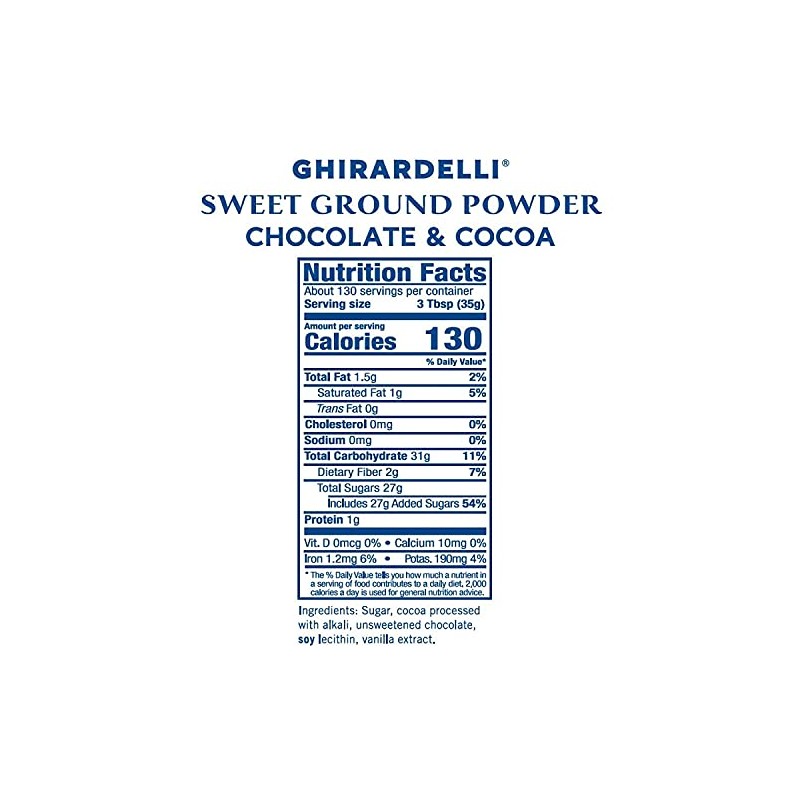 Ghirardelli Chocolate Sweet Ground Chocolate & Cocoa Beverage Mix, 10-Pound