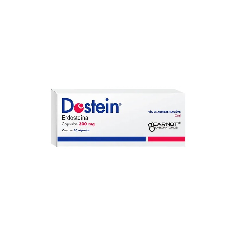 Dostein Cápsulas 300 Mg, 20 Cápsulas