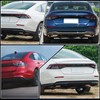 GEEGEETOP Red Lens LED Rear Reflector Bumper Fog Light Assembly