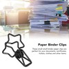 100Pcs Paper Binder Clips Cute Star Shape Metal Small Binder
